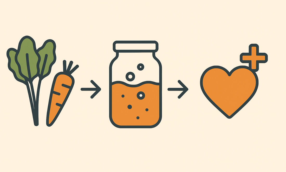 Fermentation veredelt Früchte und Gemüse, hilft dem Mikrobiom